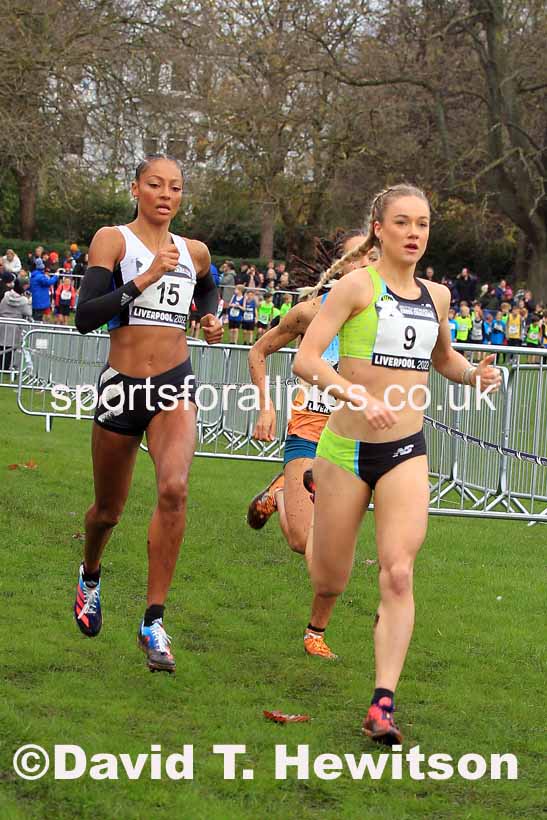 European Womens Short Course Relay Trials, 2022 British Athletics Cross Challenge, Sefton Park, Liverpool.  Photo: David T. Hewitson/Sports for All Pics